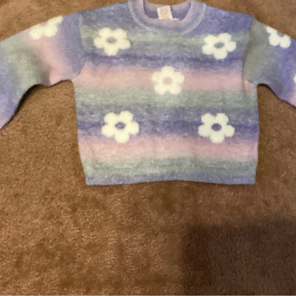 cupcakes & cashmere Pastel Striped Sweater